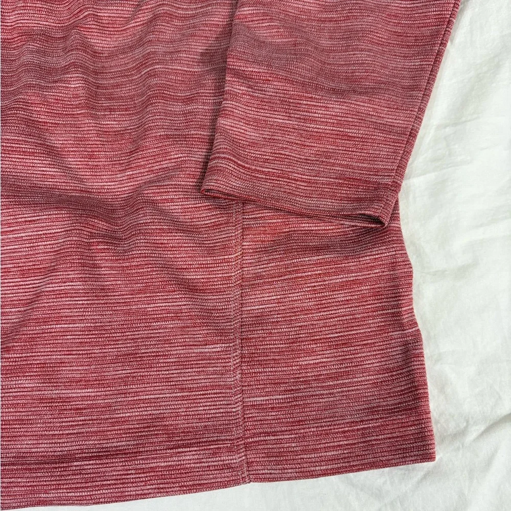 Tommy Bahama Mens Red 3/4 Zipper Long Sleeve Polyester Light Sweatshirt 2XLT - Picture 6 of 10